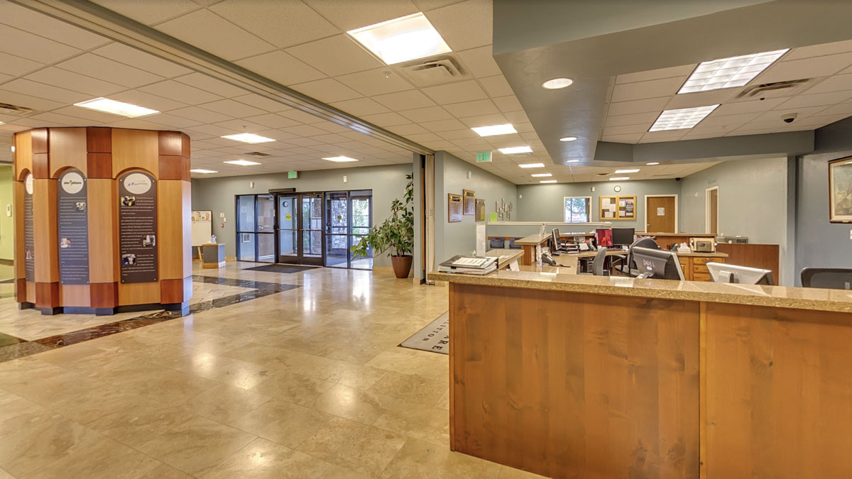 Day services area at Food & Care Coalition in Provo, Utah